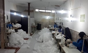 تولید روزانه ۲۰ هزار ماسک بهداشتی در ناحیه امام رضا (ع) قم