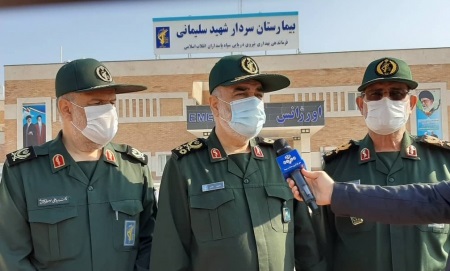 افتتاح بیمارستان ۶۴ تختخوابی سردار شهید سلیمانی در چاه مبارک استان بوشهر
