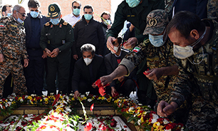 ۲ شهید گمنام در آرامستان بهشت احمدی شیراز به خاک سپرده شدند
