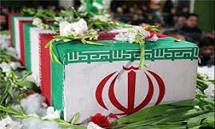 خاکسپاری پیکر4 شهید گمنام در فارس
