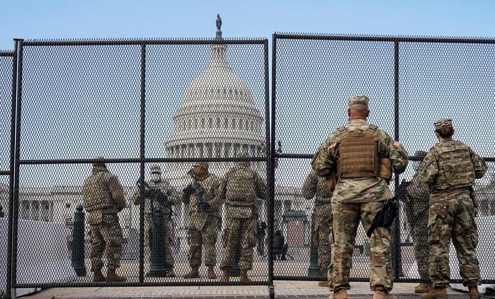 حکومت نظامی در آمریکا در روز «تحلیف»
