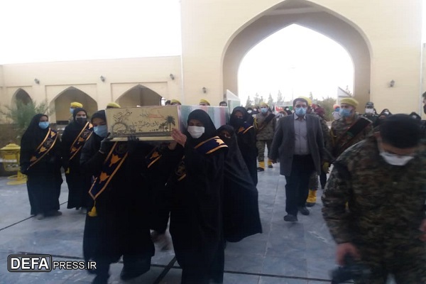 مراسم استقبال از پیکر مطهر شهدای گمنام در شهرستان رفسنجان//در حال ویرایش