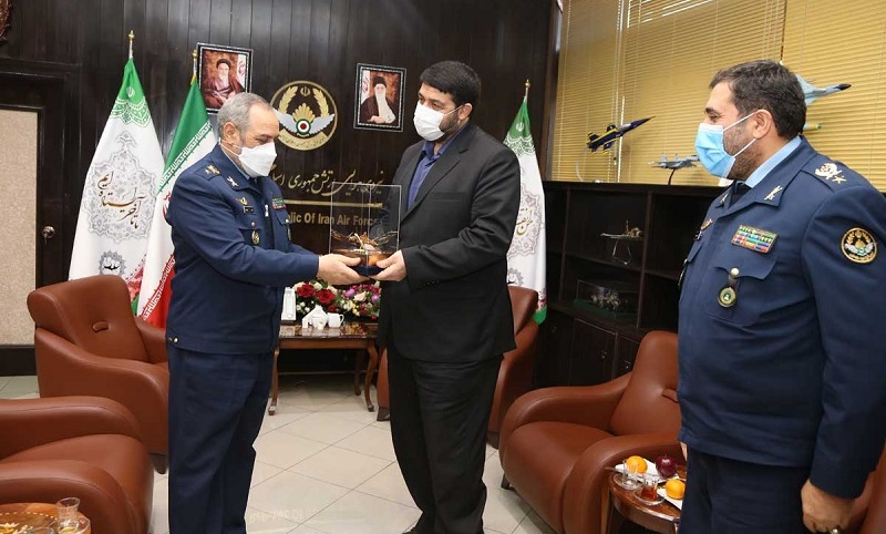 دیدار رئیس اورژانس کشور با فرمانده نیروی هوایی ارتش