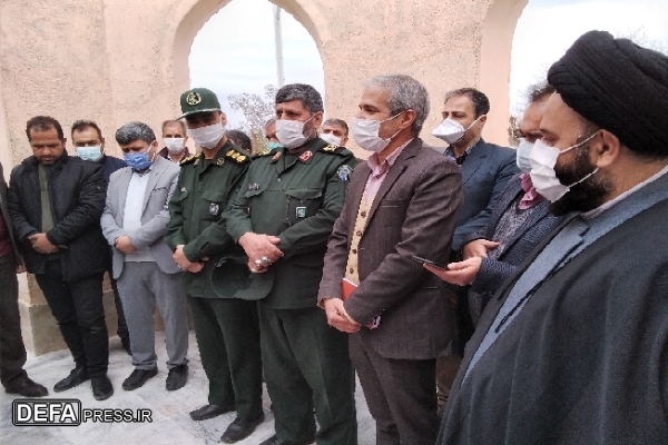 یادمان شهید گمنام شهر قلندرآباد افتتاح شد