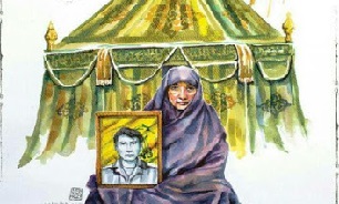 برگزاری آئین تجلیل از مادران و همسران شهدا در شهر شنبه