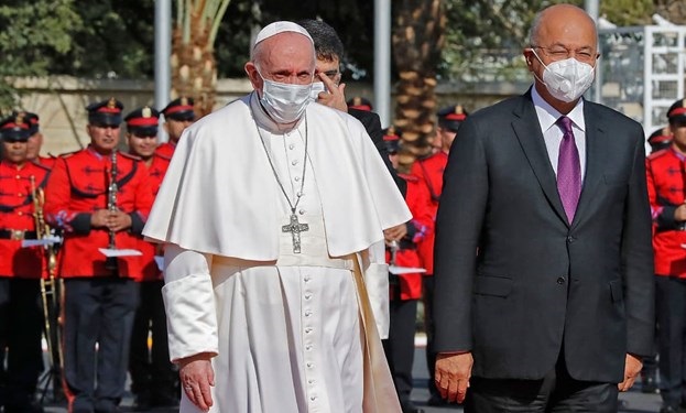 رئیس‌جمهور عراق با پاپ فرانسیس دیدار کرد