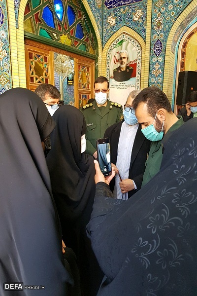 مراسم تشییع و تدفین شهید  حاج «غلامعلی مثبت‌شاهجویی» در سمنان
