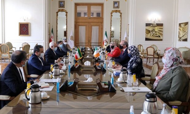 وزیر امور خارجه ایرلند با «ظریف» دیدار کرد