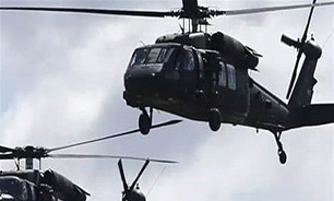 آمریکا دو بالگرد نظامی حامل سلاح و مهمات برای گروه‌های مسلح سوریه فرستاد