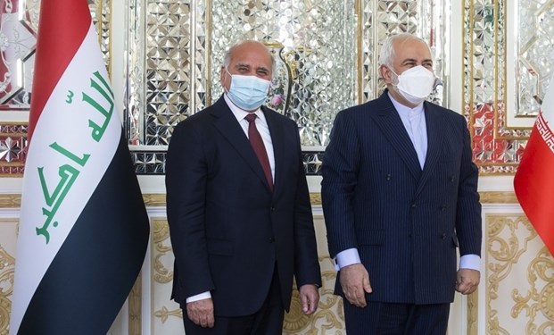 ظریف: در دیدار همتای عراقی بر تعهد ایران نسبت به ثبات عراق تأکید کردم