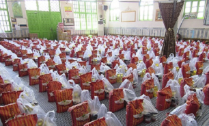 توزیع 1400 بسته معیشتی کمک مومنانه در شهرستان سوادکوه شمالی