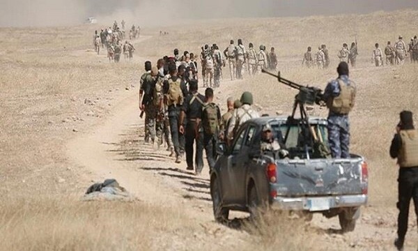 درگیری نیروهای حشدالشعبی عراق با داعش در استان دیالی