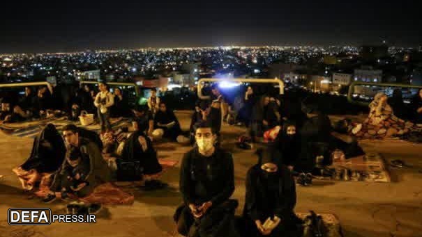 برگزاری مراسم احیاء شب بیست و سوم در جوار مزار شهدای گمنام قم+ تصاویر