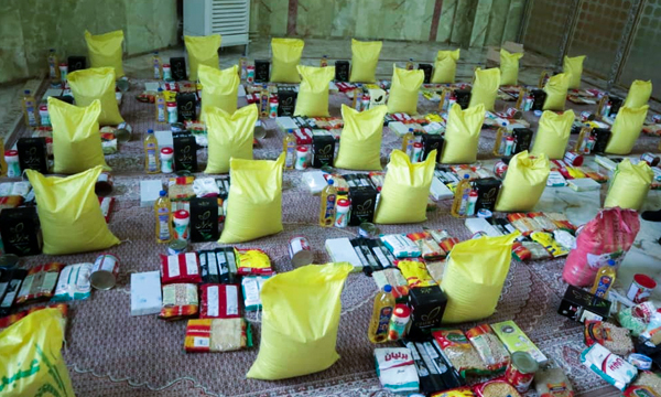 تهیه و توزیع ۱۱۰ بسته کمک معیشتی به‌همت گروه جهادی شهید «احمد گودرزی»
