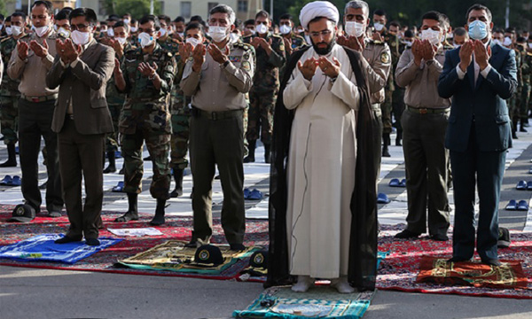 برگزاری نماز عید فطر در میدان صبحگاه دانشگاه افسری امام علی (ع)