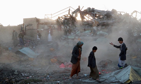 حملات موشکی متجاوزان سعودی به جبهه «حیس» در یمن