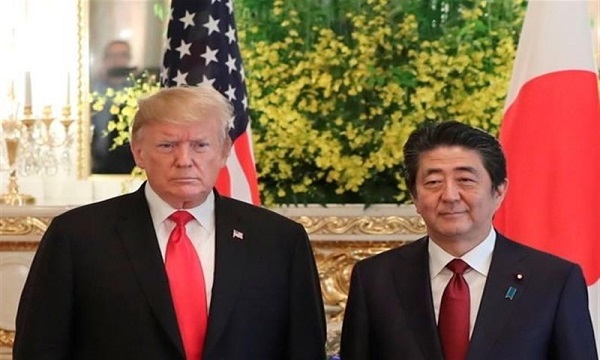 ترامپ از ژاپن خواست میان ایران و آمریکا میانجیگری کند