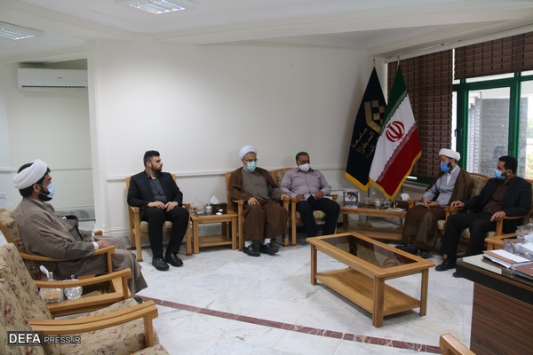 دیدار مدیرکل حفظ آثار دفاع مقدس گلستان با مدیر جامعه المصطفی استان