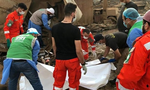 افزایش قربانیان انفجار بیروت به ۱۶۰ نفر