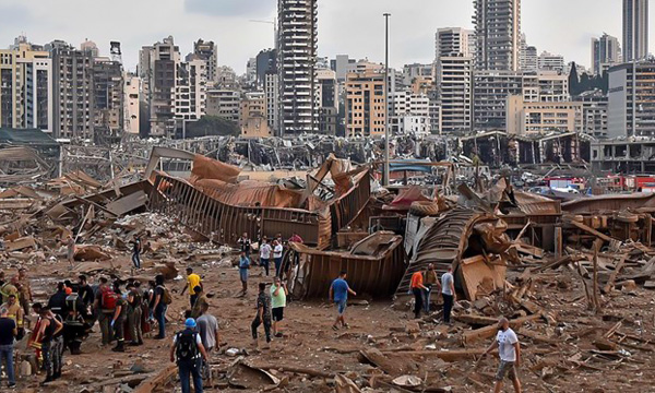 بیانیه سازمان امنیت لبنان درباره انفجار در بندر بیروت