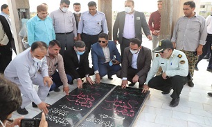 بازدید «احمد امیرآبادی» از بوستان و یادمان شهدای گمنام شهر قنوات