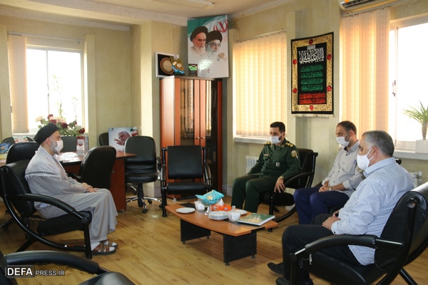 دیدار مدیرکل حفظ آثار دفاع مقدس گلستان با رئیس دانشگاه آزاد گلستان