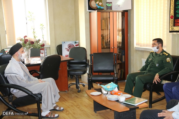 دیدار مدیرکل حفظ آثار دفاع مقدس گلستان با رئیس دانشگاه آزاد گلستان