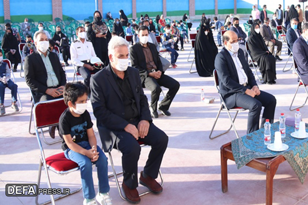 افتتاح دبستان پسرانه شهید «محمدحسین محمدخانی» با حضور فرزند شهید