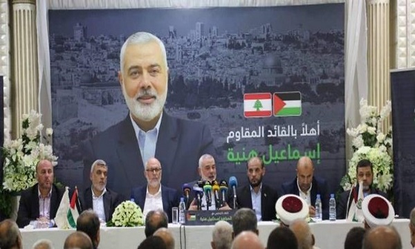 ۴ هدف مهم سفر «هنیه» رئیس دفتر سیاسی حماس به لبنان