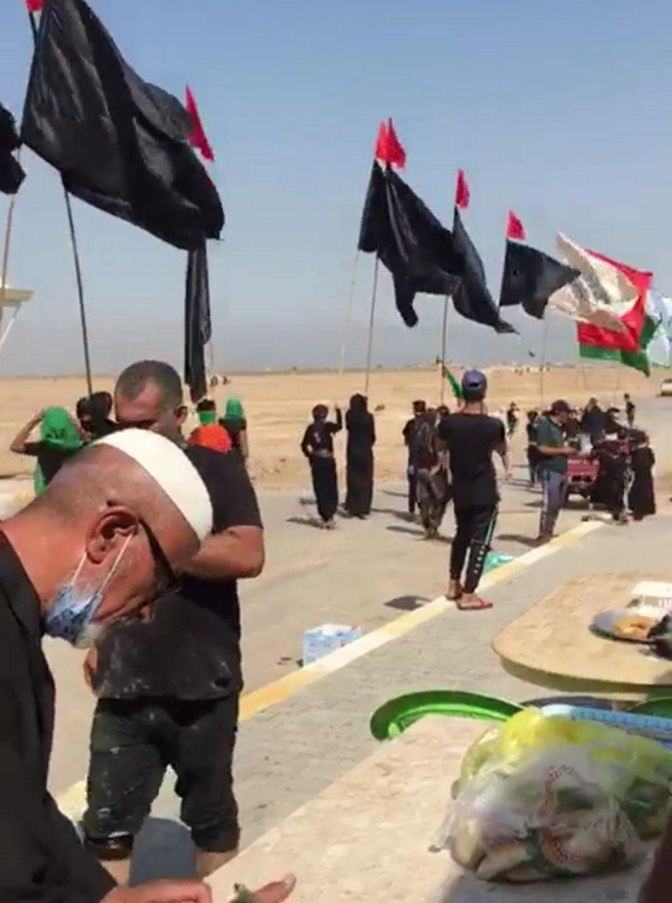 آغاز راهپیمایی اربعین عراقی‌ها از جنوبی‌ترین استان این کشور+ عکس