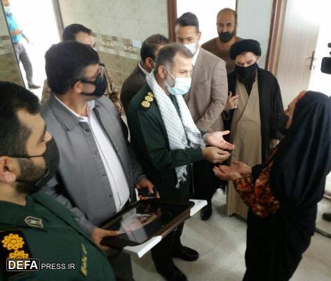 افتتاح خانه محروم در بهشهر با حضور فرمانده سپاه کربلا