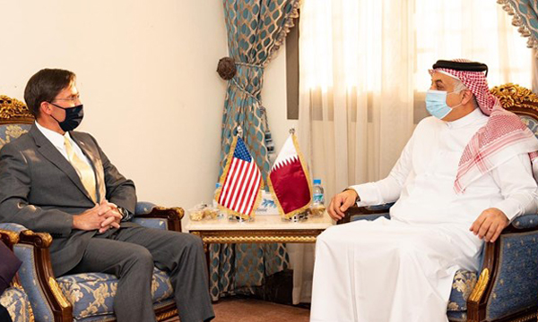 وزیر دفاع آمریکا به قطر سفر کرد