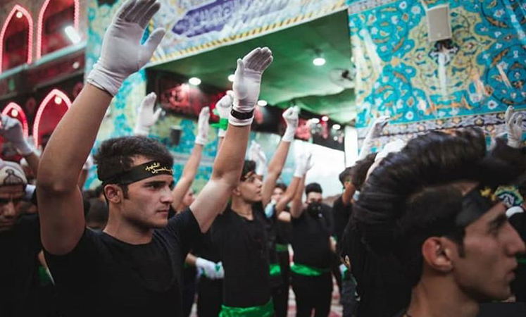 طنین «لبیک یاحسین» در جوار ضریح سیدالشهداء (ع)+ فیلم