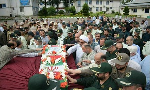 خاکسپاری جانباز ۷۰ درصد شهید «رضا محمدی» در قم