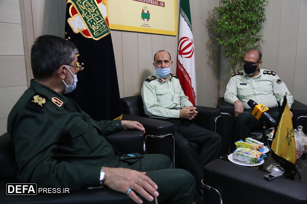 بازدید سردار «احمد نوریان» از خبرگزاری دفاع مقدس