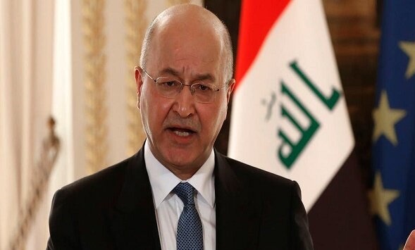 برهم صالح: تروریسم همچنان در حال تهدید صلح اجتماعی در عراق است