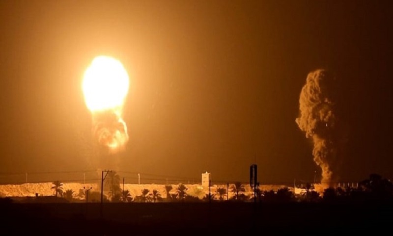 حمله هوایی رژیم صهیونیستی به مناطقی در غرب نوار غزه