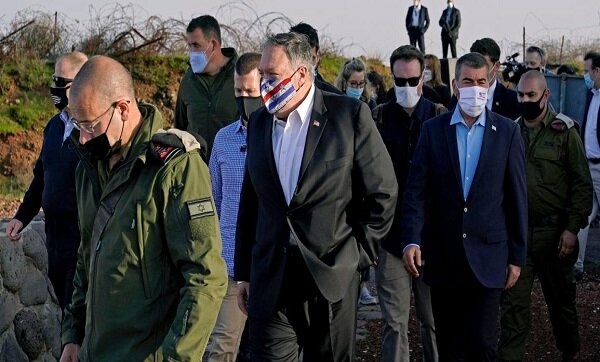 راز اولین سفر یک وزیر خارجه آمریکا به جولان اشغالی/ آخرین هدیه ترامپ به نتانیاهو