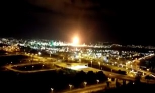وقوع آتش‌سوزی در پالایشگاه‌های نفتی بندر حیفا در فلسطین اشغالی