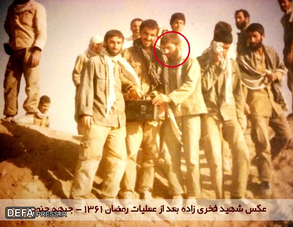 حضور دانشمند شهید «محسن فخری‌زاده» در جبهه‌های دفاع مقدس+ تصاویر