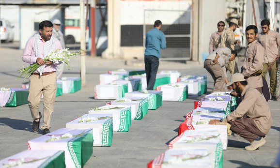 پیکر ۶۳ شهید دفاع مقدس به آغوش وطن بازگشت