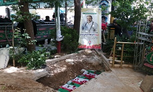 پیکر جانباز شهید «جواد فرحی یزدی» در گلزار شهدای قم خاکسپاری شد