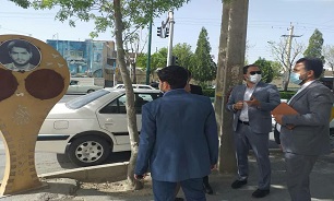 رفع مشکلات المان های شهدا در خیابان شهدای اراک در دستور کار قرار گرفت