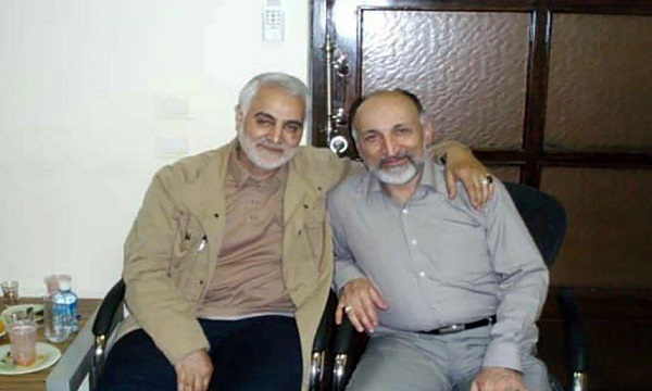 تصاویری از سردار حجازی در کنار شهید سلیمانی