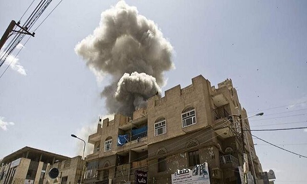 حمله پهپاد‌های سعودی به فرودگاه حدیده یمن