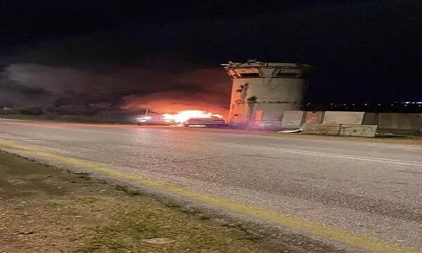 صهیونیست‌ها خودروی راننده فلسطینی را به آتش کشیدند