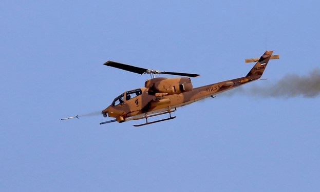 اجرای عملیات بالگرد‌های تهاجمی هوانیروز سپاه