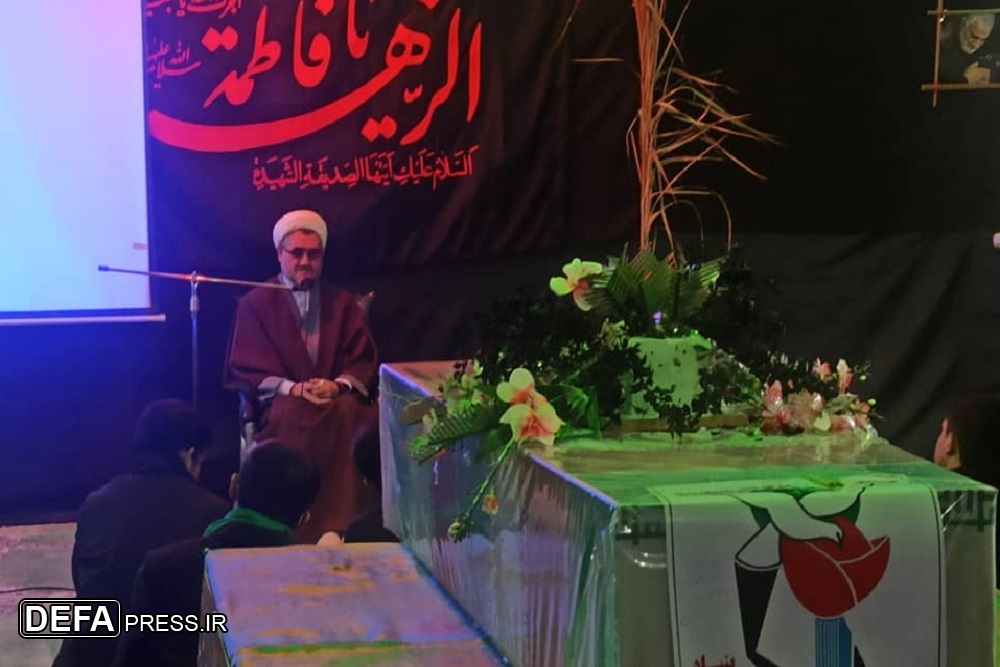 مراسم دومین سالگرد شهادت سردار سلیمانی در حوزه علمیه یاسوج برگزار شد