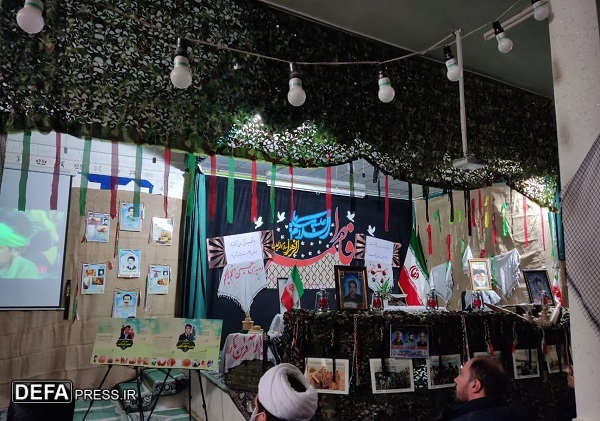 برگزاری یادواره سردار شهید سلیمانی در دبیرستان شاهد رضویان قم