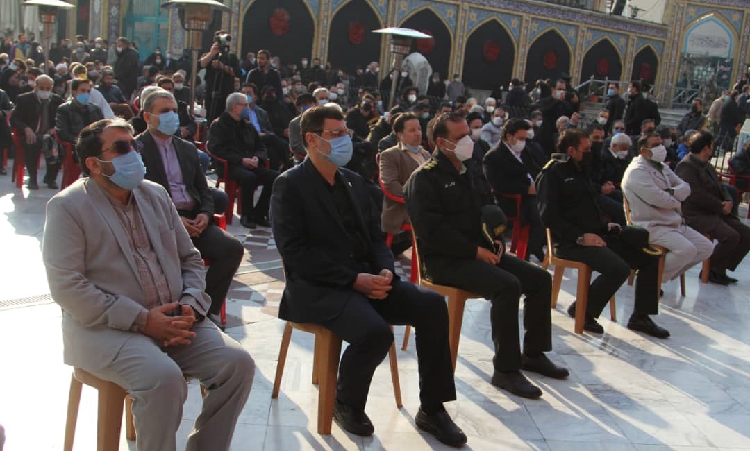 حضور رئیس بنیاد شهید در مراسم گرامیداشت شهدای هواپیمای اوکراینی در امامزاده صالح (ع)